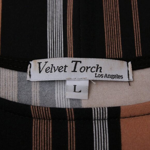 Velvet Torch Striped Mini Dress - Picture 6 of 6